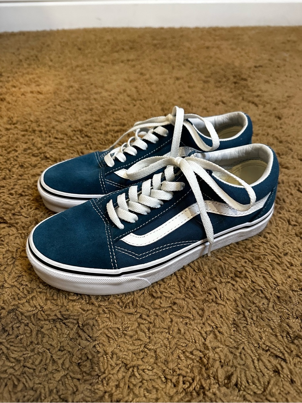 Vans Teal Suede Sneakers